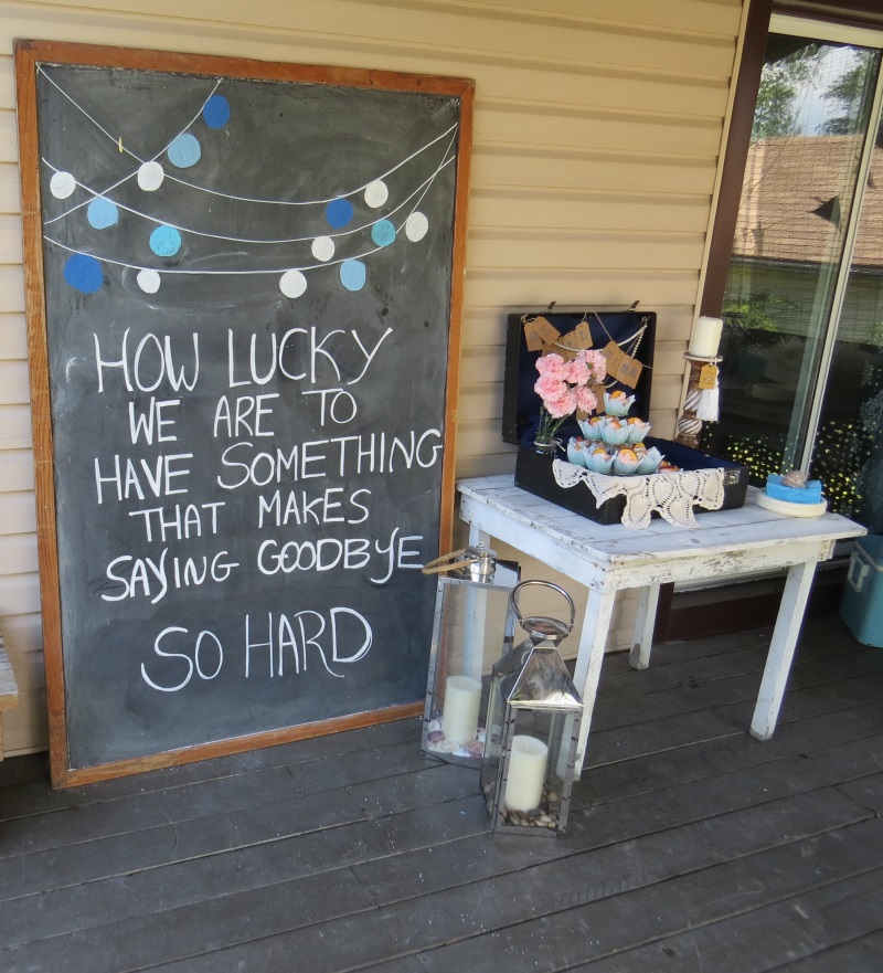 Goodbye Chalk Board Sign